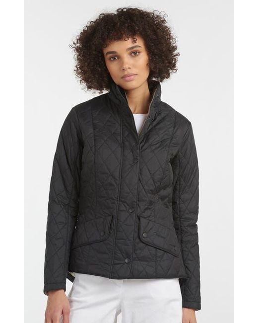 Barbour Black Flyweight Quilted Jacket