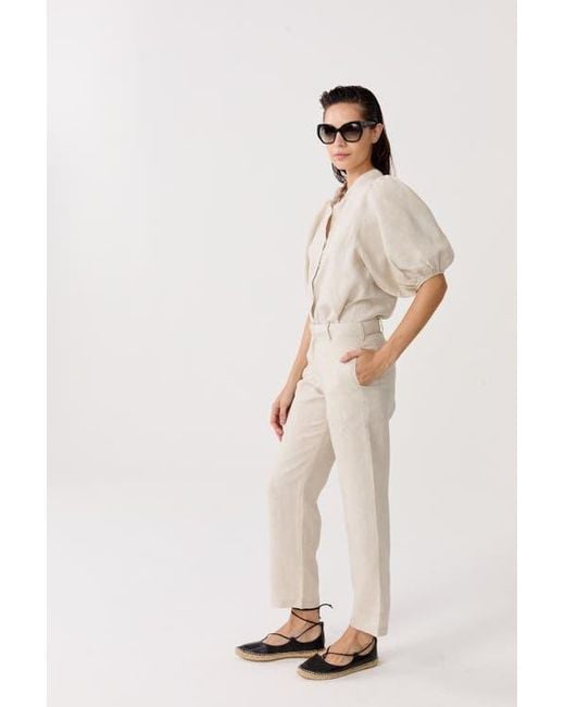 Lanhtropy Natural Bubble Linen Shirt