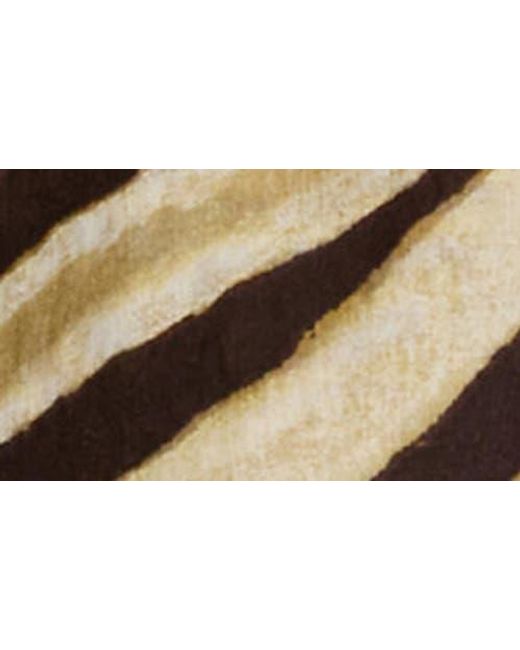 Ralph Lauren Multicolor Zebra Stripe Relaxed Fit Linen Button-Up Shirt