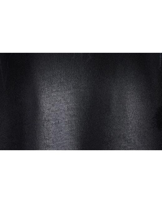 Balenciaga Black Paris Moon Oversize Distressed Cotton Graphic T-shirt for men