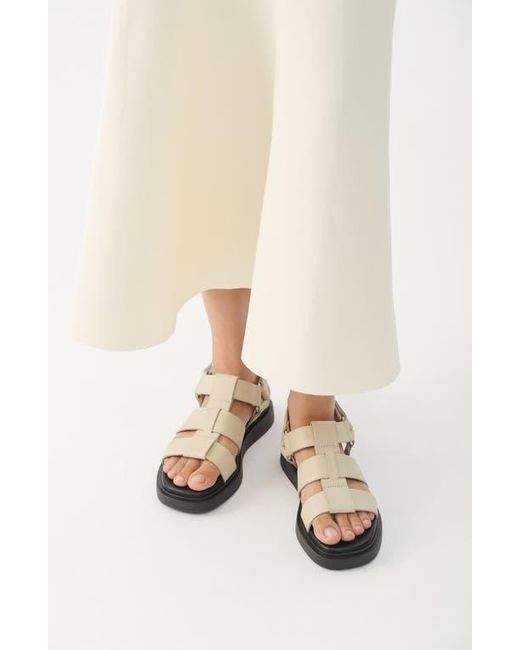 Vagabond White Connie Ankle Strap Sandal