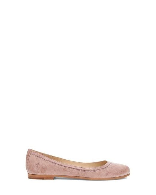 Frye Pink Carson Ballet Flat