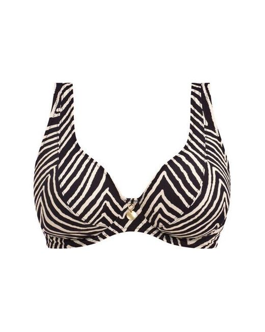 Freya Black Fiji High Apex Bikini Top