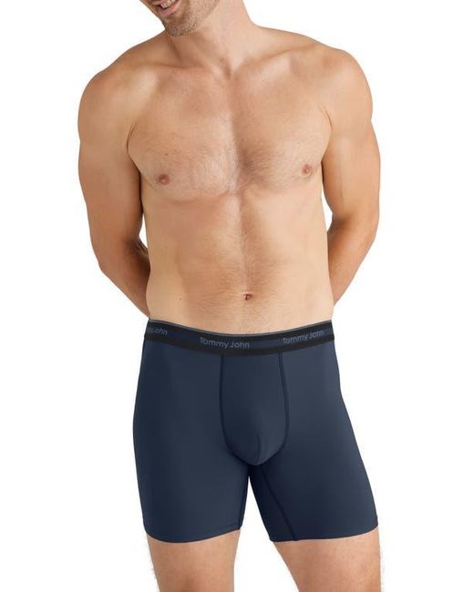 Tommy John Blue 3-Pack Comfort Micro 6-Inch Boxer Briefs for men