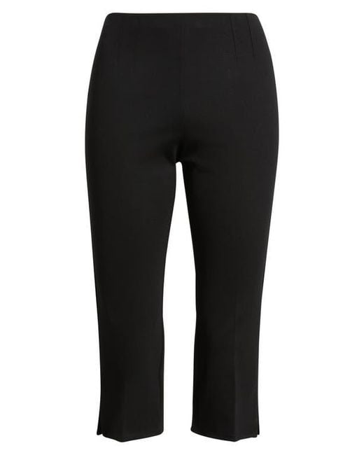 Open Edit Black Stretch Twill Capri Pants