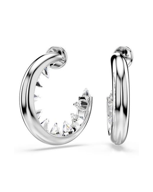 Swarovski Multicolor Sublima Crystal Hoop Earrings
