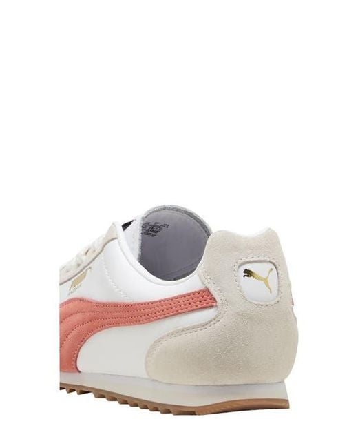 PUMA White Arizona Retro Sneaker