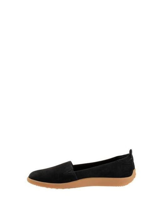 Softwalk® Black Deva Flat