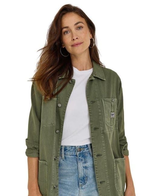 Lee Jeans Green Chore Jacket