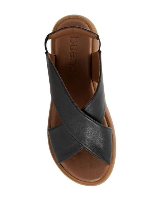 BUENO Black Jayden Sandal