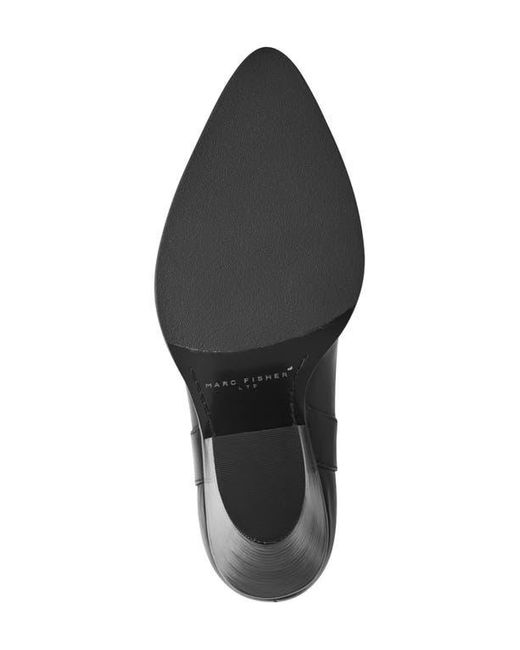 Marc Fisher Black Marlie Western Boot