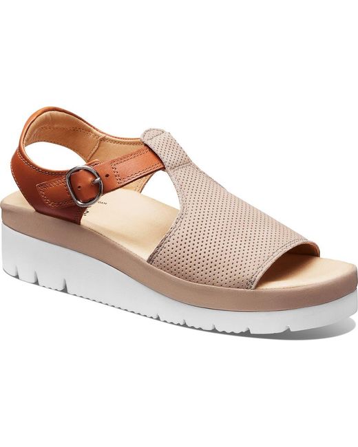 Samuel Hubbard Shoe Co. Multicolor Portola T-Strap Sandal