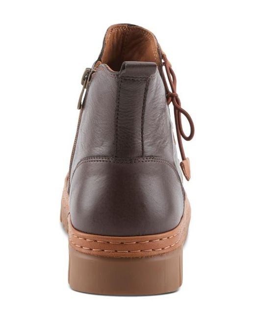 Spring Step Brown Vandis Bootie