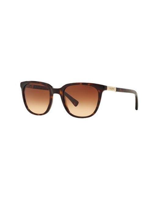 Ralph Brown 51Mm Gradient Rectangle Sunglasses