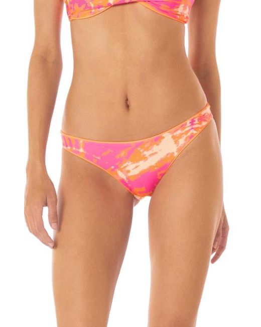 Maaji Orange Tangerine Sublimity Reversible Bikini Bottoms