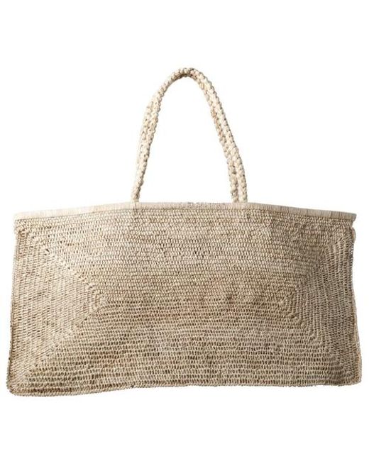 Zanatany Concepts Metallic Clipa (Xxl) Raffia Beach Tote Bag
