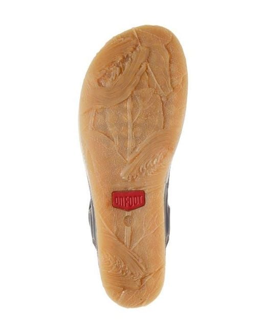 On Foot Blue Platform Sandal