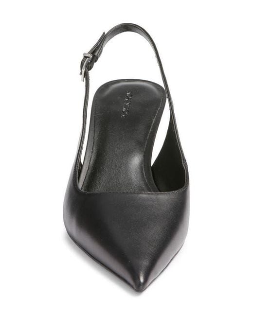 Nordstrom Black Liza Slingback Pointed Toe Pump