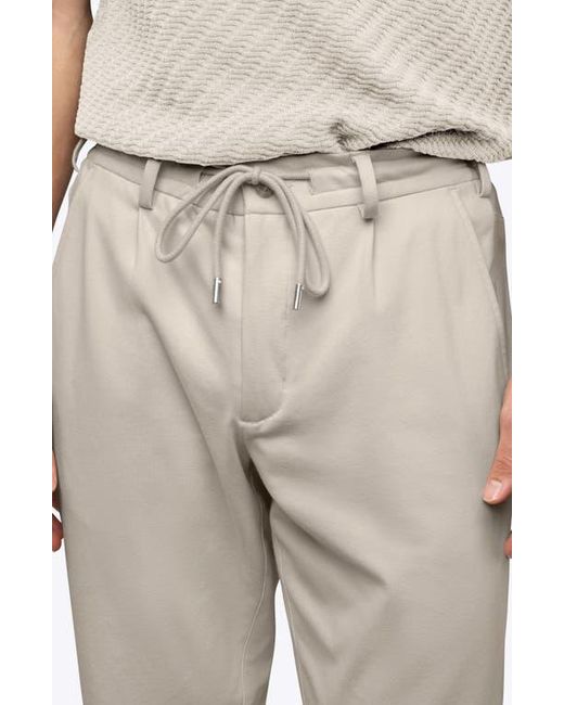 Cuts Natural Soho Pleated Stretch Trousers for men