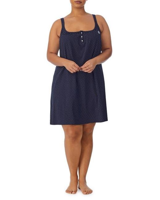 Ralph Lauren Blue Double Strap Nightgown