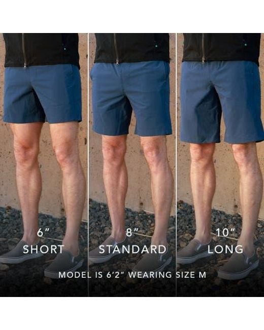 Myles Apparel Blue Everyday Short 8 for men