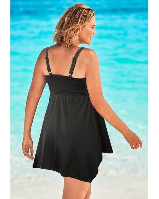 Swim 365 Green Longer-Length Tankini Top