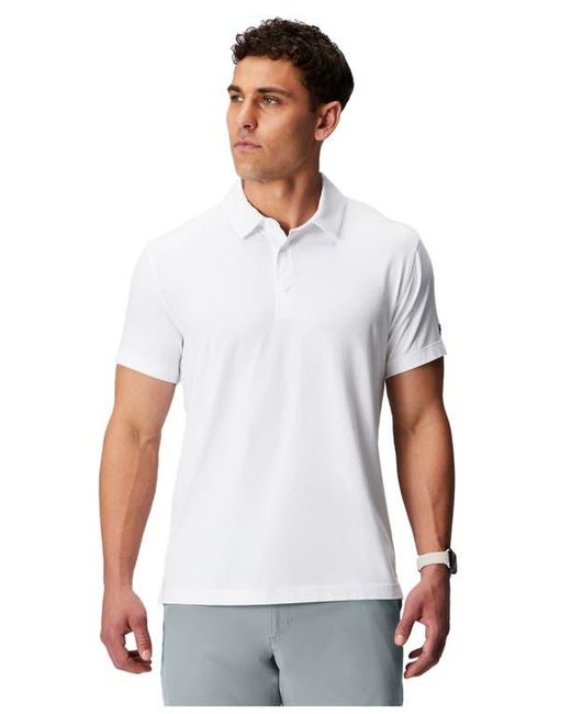 Fabletics White The 24-7 Polo for men