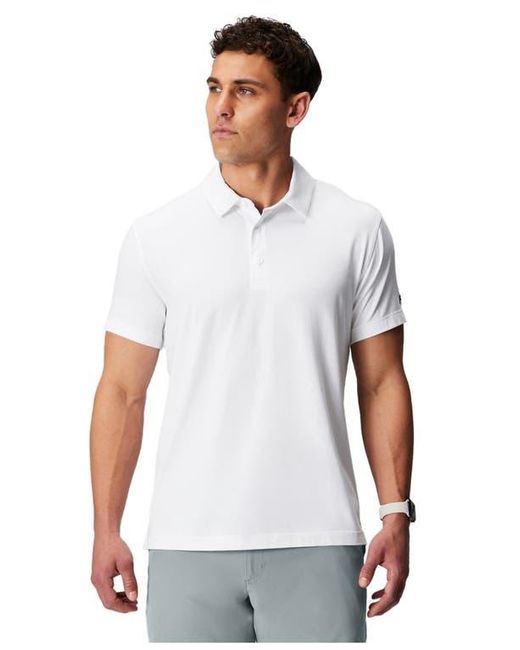 Fabletics White The 24-7 Polo for men