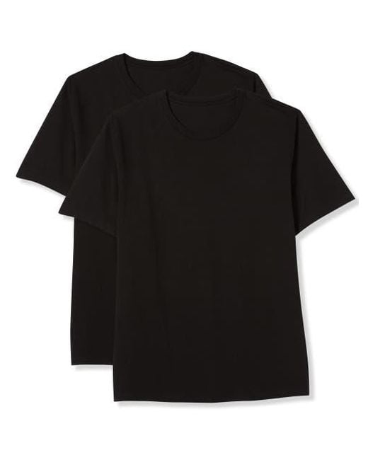 Essentials Black Big & Tall 2-Pk Tees for men
