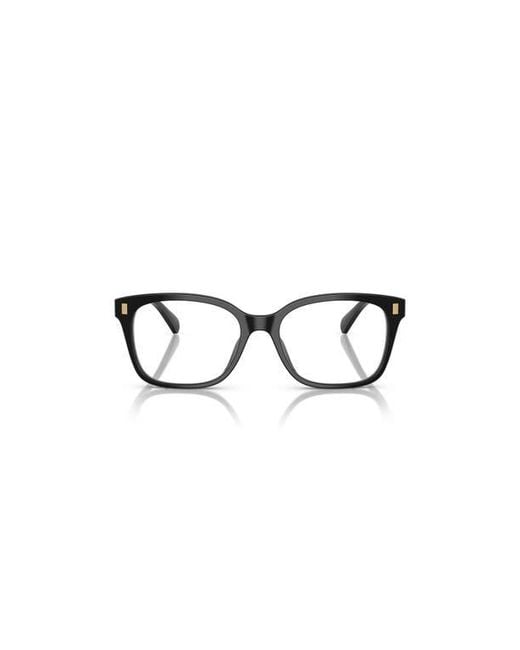Ralph Black 53Mm Rectangle Optical Glasses