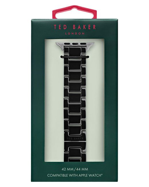 Ted Baker Green Ceramic 20mm Apple Watch Watchband for men
