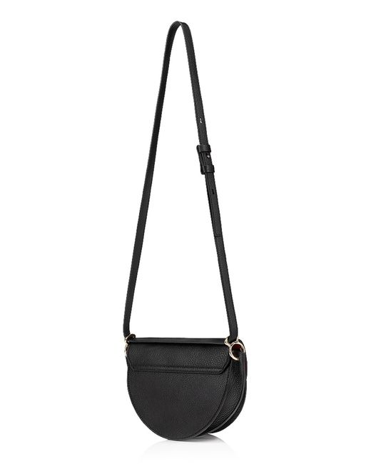 Christian Louboutin Black By My Side Leather Crossbody Bag