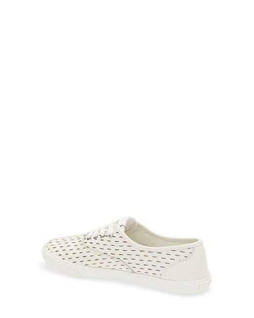 Rag & Bone White Billie Perforated Sneaker