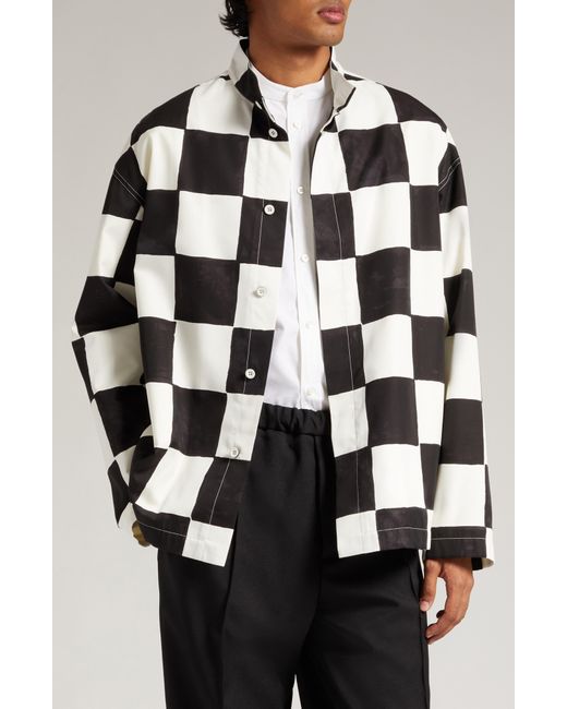Checkerboard jacket mens sale
