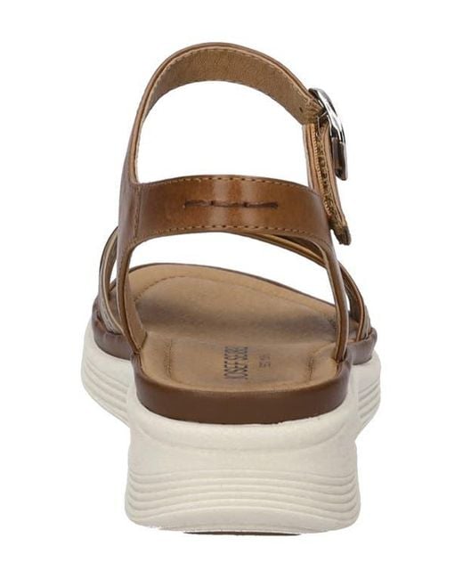 Josef Seibel Multicolor Sevran Ankle Strap Platform Wedge Sandal