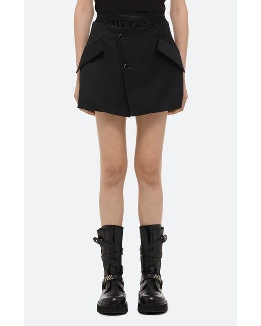 Helmut Lang Black Apex Blazer Skort