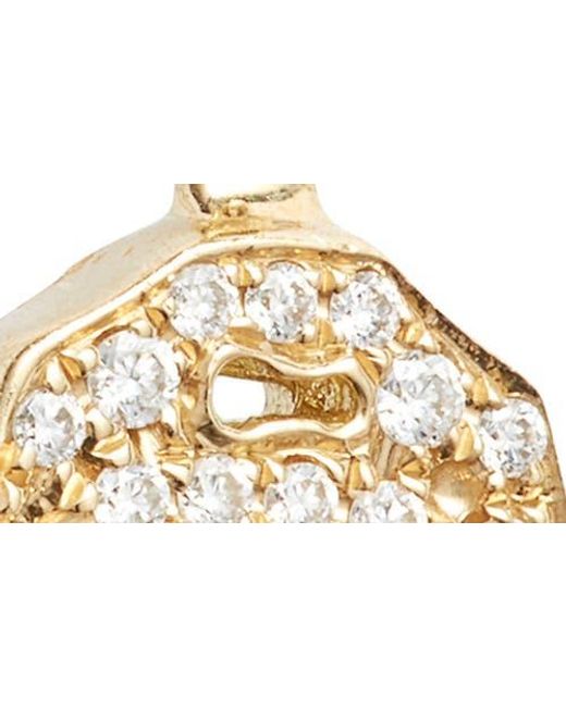 Maria Tash Metallic 6.5Mm Short Chain Diamond Handcuff Clickers
