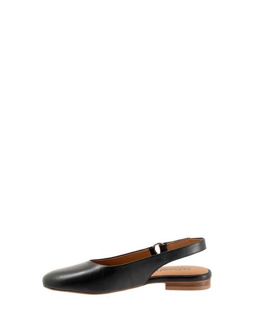 Softwalk® Blue Katy Slingback Flat