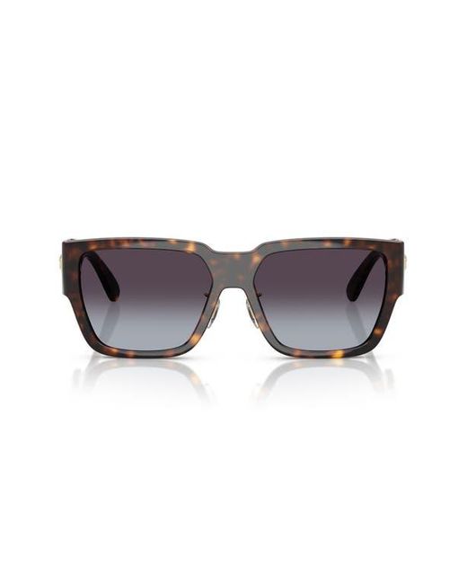 Versace Brown Biggie 57Mm Rectangular Sunglasses for men
