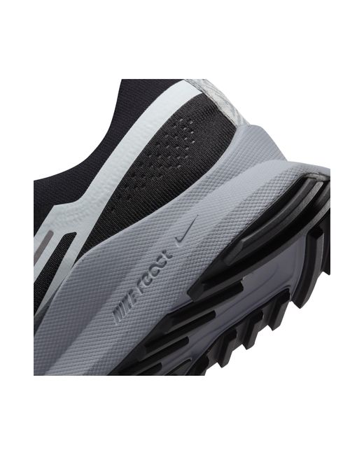 Nike Black React Pegasus Trail 4 Running Shoe for men