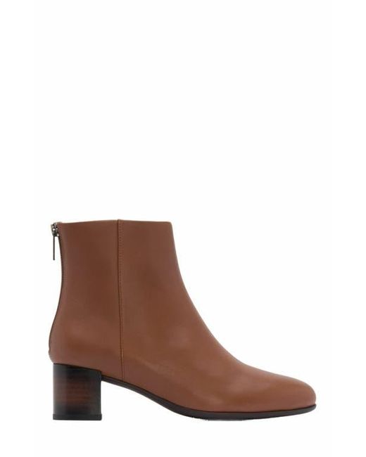 ABEO Brown Plaza Back Zip Boot