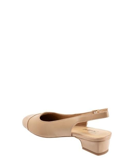 Trotters Natural 'Dea' Slingback