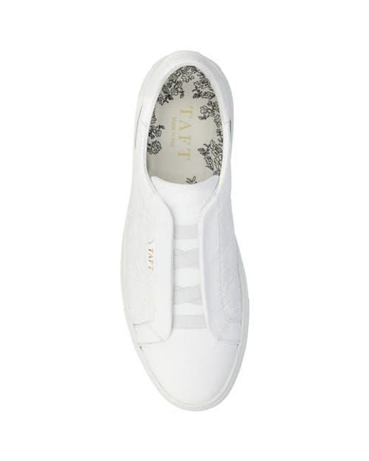 Taft White The James Slip-On Sneaker for men