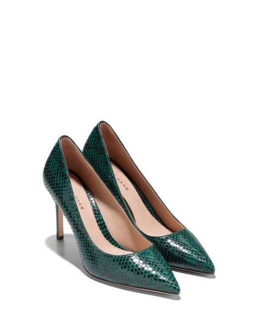 Cole Haan Green Mckelya Pointed Toe Pump
