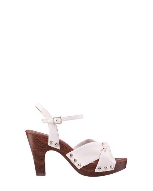 Nina Pink Pop Ankle Strap Platform Sandal