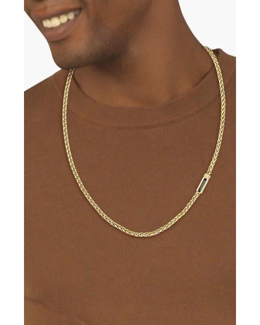 Lacoste Metallic Spelt Necklace for men