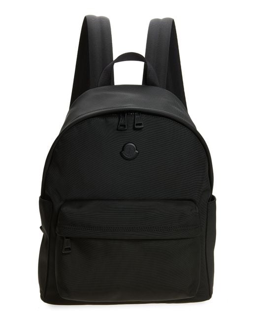 Moncler Black Pierrick Backpack for men