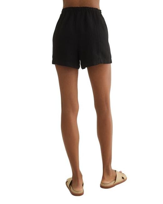 Bella Dahl Black Drawstring Waist Shorts