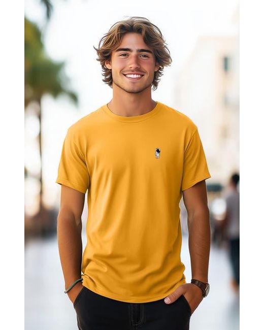 Alix Orange Astronaut Tee for men