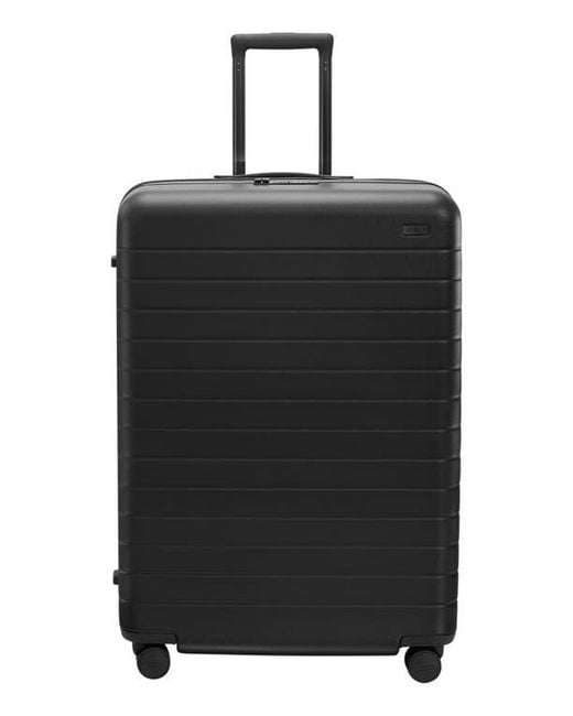 AWAY Black The Large Flex Suitcase